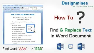 Find and Replace Words in Word Documents