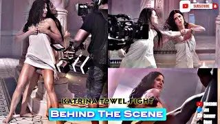 Towel Fight Scene (Behind The Scene) - Tiger 3 Trailer | Katrina Kaif Fighting in Towel