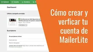 Creación de cuenta y verificación en MailerLite - Herramienta de Email Marketing