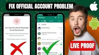 How to fix you need official whatsapp to login in problem 2024 | gb whatsapp problem solved