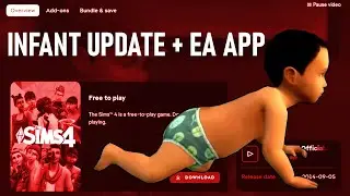 Simmers crawled through hell to get the INFANT UPDATE (EA App Problems + Infant Update) The Sims 4