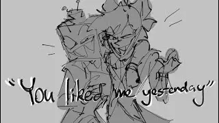 You liked me yesterday. // Lazy Hazbin Hotel animatic