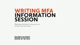 Writing Program Information Session 2023