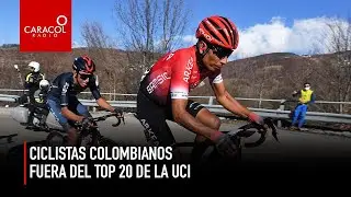 Ciclistas colombianos, fuera de los mejores 20 del mundo