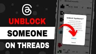 How to Unblock Someone on Threads - Instagram Threads