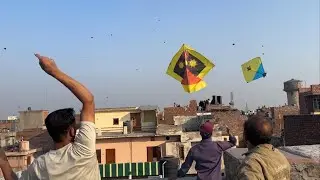 🤯Kite Fighting Vlog😍Desi Boy Flying Kite😱Kite Flying 😋#vlog 😂kite lover