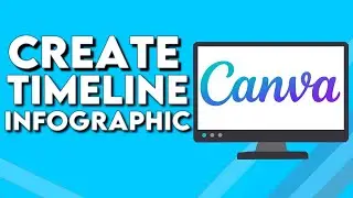 How To Make And Create Timeline Infographic on Canva PC