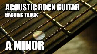 Acoustic Rock Guitar Backing Track In A Minor / C Major