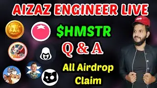 Aizaz Engineer is live | Hamster Kombat, Catizen, cats, goats, x empire, Blum, major, tomarket Q&A