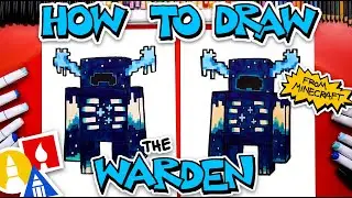 How To Draw The Warden From Minecraft