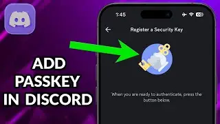 How To Add Passkey In Discord