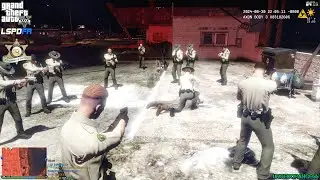 GTA V - LSPDFR 0.4.9🚔 - LSSD/LASD - Sheriff Night Patrol - GSW Incident | Kidnapping - 4K