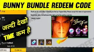 Bunny Bundle Redeem Code | Free Fire Redeem Code Today | Redeem Code Free Fire