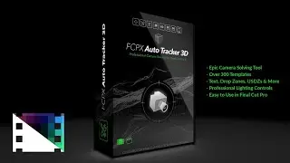 Awesome Camera Solving in Final Cut Pro with FCPX Auto Tracker 3D (Teaser)