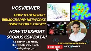 Use VOSviewer to Generate Bibliography Network using Scopus Database CSV Data? Bibliometric analysis