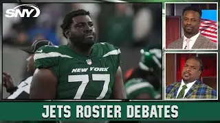 Bart Scott, Willie Colon, and crew debate if Jets should re-sign Bryce Huff and Mekhi Becton | SNY