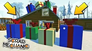 🎁 НОВОГОДНИЕ ПОДАРКИ УПАЛИ на ДЕРЕВНЮ БАБКИ 🎄 МУЛЬТИК в СКРАП МЕХАНИК 🔨 Scrap Mechanic 💾