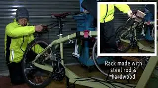 Warm hands on bike and custom rack