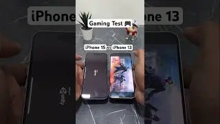 iPhone 15 vs iPhone 13 DEAD TRIGGER 2 test🧐#shorts #iphone15 #iphone13