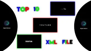 Top 10 Text Alight motion||Text Effects||Alight motion Presets #JK EDITZ 05#  Xml FIle