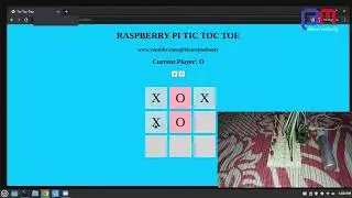 interactive tic-tac-toe game on raspberry pi
