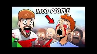 Mr Beast Ослепил 1000 людей (Озвучка на русском | RUS DUB)