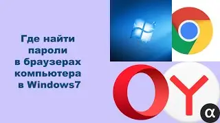 Где найти пароли в браузерах компьютера в Windows7