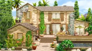 The Sims 4 🌴⛱️  Mediterranean Villa // Musically Speed Build