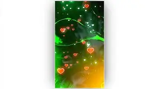 Template Video Background Full Screen | Heart Capcut Effects | Kinemaster Black Screen Video Effects