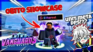 Anime Vanguards - Sức mạnh của Obito khi có TRAIT 0.175% & Ethereal Obito showcase | Roblox