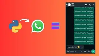 Send unlimited WhatsApp messages using Python | Python tutorial | PyAutoGUI