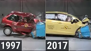 Crash testing has come a long way in 20 years.