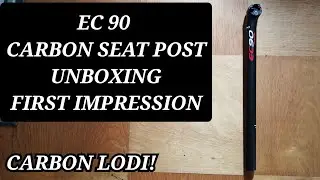 EC 90 CARBON SEAT POST UNBOXING AND FIRST IMPRESSION (Tagalog)