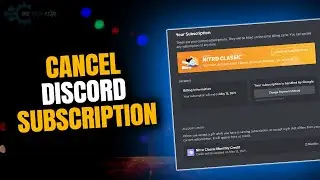 How to cancel discord subscription 2023