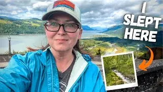 Unexpected Surprise Camping in My Van (solo female van life)