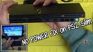 How to EASILY REPAIR NO POWER on PS2 Slim & Clean it