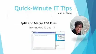 How to Quickly Merge and Split PDF Files