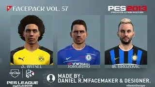 PES 2013 • MIDFIELDER FACEPACK STYLE PES 2019