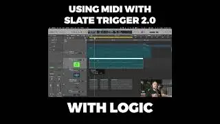 Using MIDI with Slate Trigger and LOGIC. #shorts #slatetrigger #logicpro #logic #usingmidi #slate