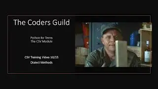 CSV TV10 Dialect Methods