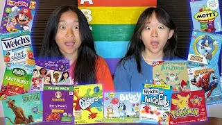 We TIER RANKED 14 Flavors of Fruit Snacks! | Janet and Kate