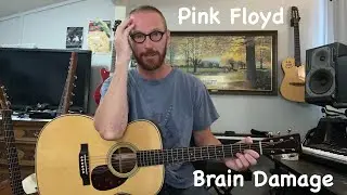 Pink Floyd Friday - Brain Damage Guitar Lesson (Fingerstyle + TAB)