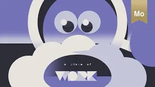 'a piece of work' 모션그래픽 motion graphics