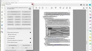 Configuring a table in a PDF using the reading order panel table editor