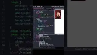 Image Reflection Effect using Html CSS | CSS Tutorial #shorts