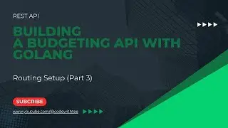 Rest API: Routing/Handler Setup  In  Golang Echo Framework (Part 3)