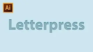 How to Make Editable Letterpress Text - Adobe Illustrator