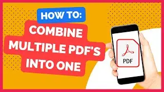 How To Combine Multiple PDF's Into One - On Iphone - 2023