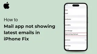 Mail app not showing latest emails in iPhone Fix ( iOS ) 2024