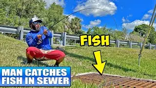 Sewer Fishing! (Full Video)